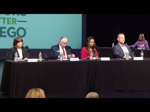 Candidates challenging Todd Gloria face off in San Diego mayoral forum