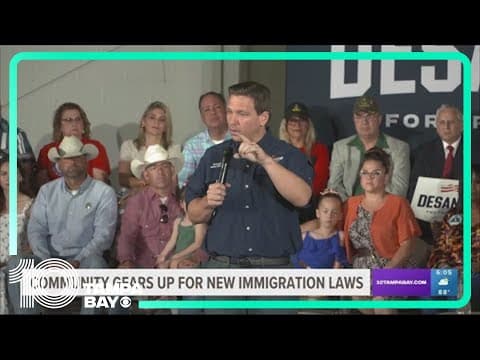 Tampa community prepares for new immigration law that will soon go into effect