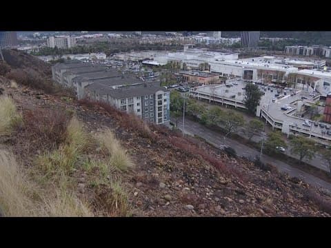 Weather raises the risk of mudslides in scorched areas