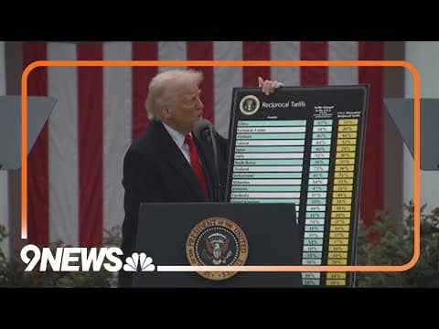 Discussing Trump's announced changes to tariff policy