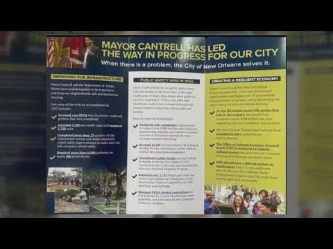 City seeks legal opinion after mayor's office spent over $50,000 in general funds on fliers
