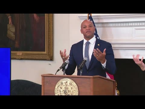 Maryland Governor Wes Moore releases proposal to deal with the state's budget crisis