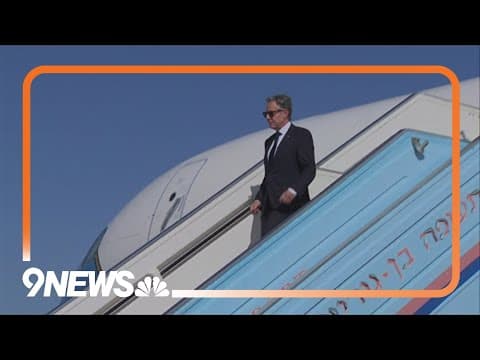 Blinken visits Israel in another push for Israel-Hamas ceasefire