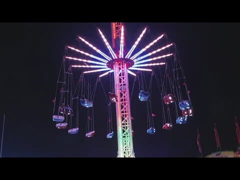 LIVE from the State Fair's newest ride, the Thunderbird