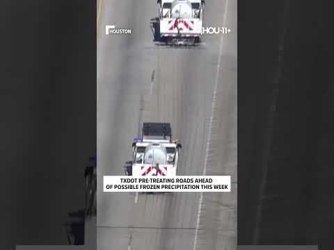 Texas winter weather on the way to parts of the state; TxDOT treats bridges and overpasses