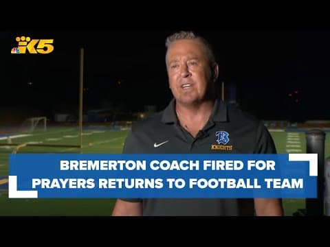 Joe Kennedy, Bremerton football coach fired for prayers, returns to the field