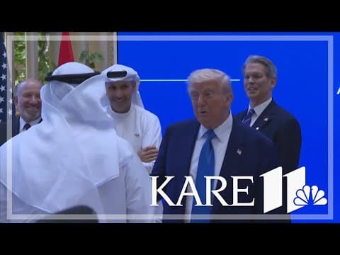 President Trump concludes Middle East trip in UAE