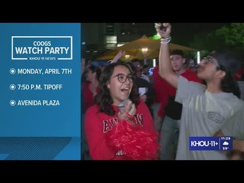 Houston Cougars official watch party set for NCAA Championship Monday
