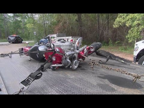 Motorcycle rider, 72, killed after crashing into vehicle on FM 149 in Sam Houston National Forest