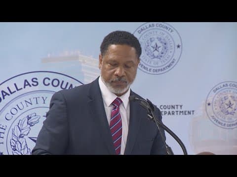 Dallas County officials announce resignation of juvenile detention leader