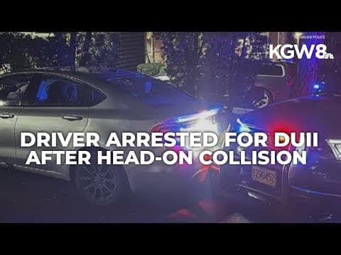 Head-on crash leads to foot chase, arrest of intoxicated driver in Milwaukie