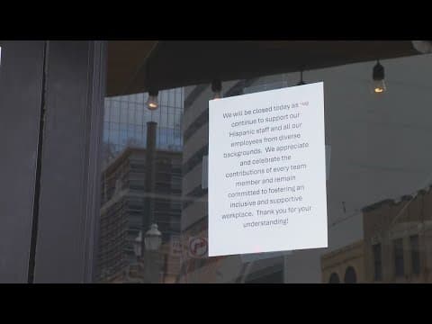 Houston restaurant observes 'A Day without Immigrants'