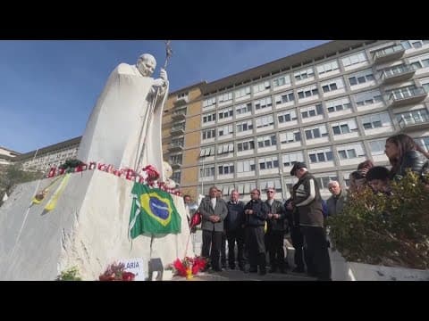 Pope Francis shows slight improvement and resumes some work, Vatican says