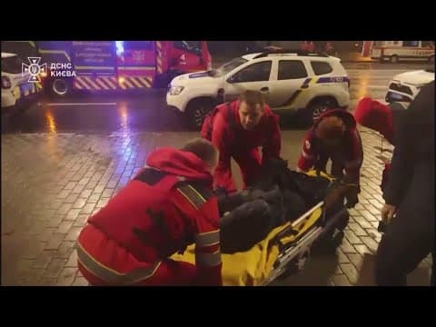 Russian assault targeting Ukraine's energy infrastructure leaves parts of Kyiv in the dark