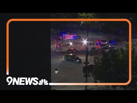 Fan on scooter hit outside Ball Arena after Nuggets playoff game