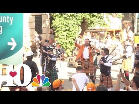 Parade getting started to celebrate Tennessee baseball's national title