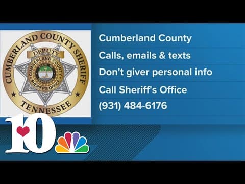 Cumberland County deputies warn about scammers using its logo