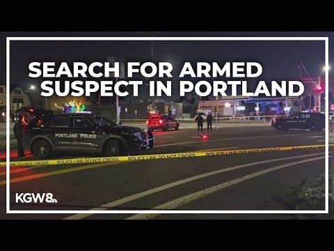 Police search for armed robbery suspect in North Portland