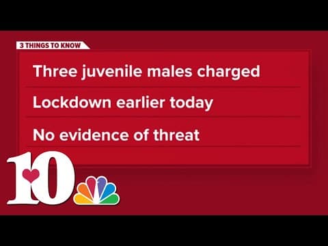 3 children charged after West High School put on lockdown, no evidence showing an active threat