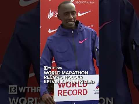World marathon record holder Kelvin Kiptum killed in crash with his coach in Kenya