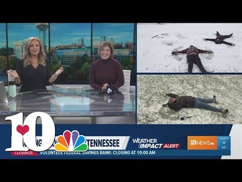 Snow makes landfall in Knox County