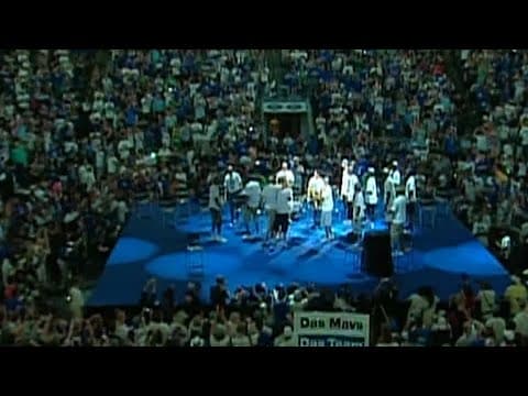 Dallas Mavericks stadium rally during 2011 NBA Championship Parade