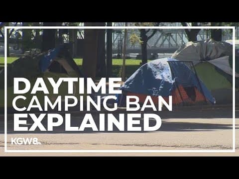 Mayor Wheeler lays out details of proposed daytime camping ban