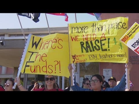 San Diego Unified teachers demand higher pay, better working conditions
