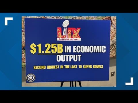 Super Bowl LIX brings $1.25 billion boost to Louisiana, second largest impact in NFL history