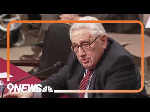 Former Secretary of State Henry Kissinger dies