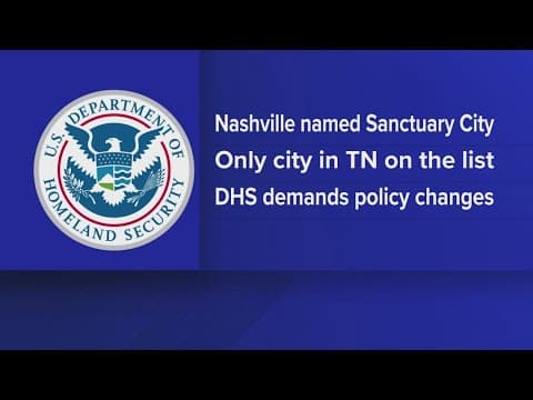 Trump administration includes 2 TN communities in national 'sanctuary jurisdiction' list