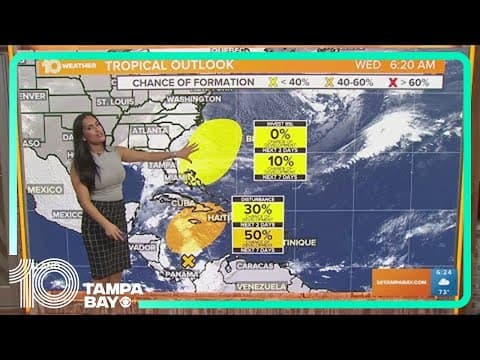 Tracking the Tropics: Keeping an eye on disturbances off Florida coast, in Caribbean | 5 a.m. Wednes