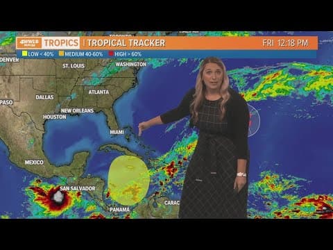 Friday afternoon tropical update: Spot in western Caribbean Sea to watch, Tammy redevelops in open A