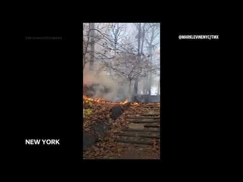 Fire burns in Upper Manhattan park, officials warn of record-setting dry conditions