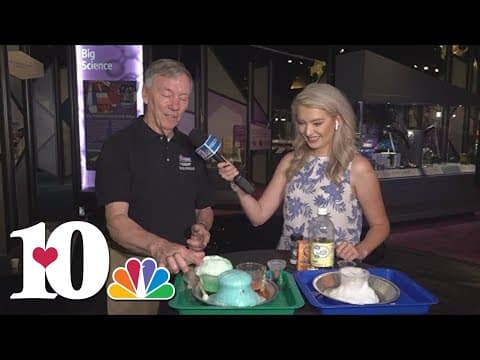 Summer science experiments with the American Museum of Science and Energy