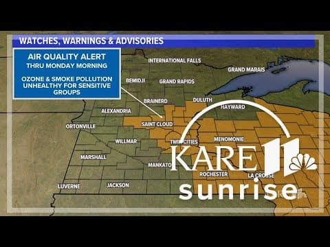 Air quality alert issued for eastern Minnesota, western Wisconsin