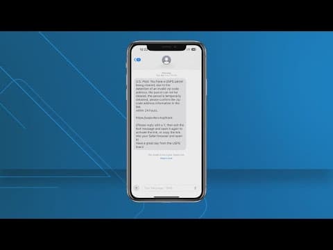 Don't get scammed! USPS warns of fraudulent texts