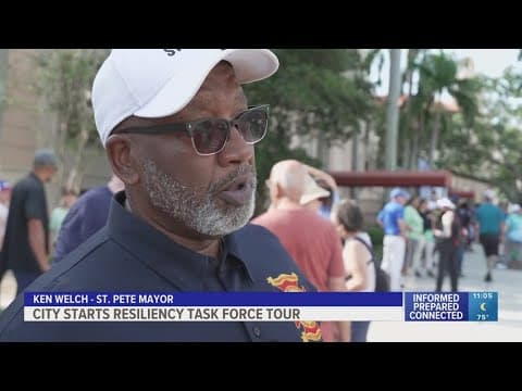 St. Pete kicks off resiliency task force tour in neighborhoods most impacted by storms