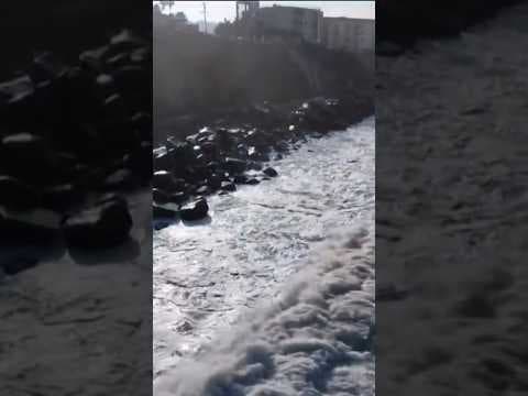 Huge waves coming to California bringing big surf and king tides to the region #waves #surf #ocean