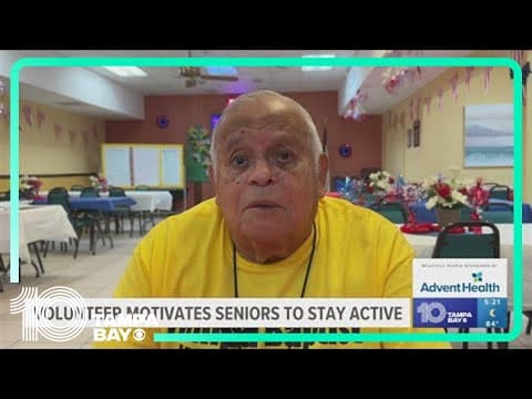 Volunteer motivates seniors to stay active at Tampa Baptist Manor
