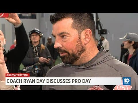 Ohio State head coach Ryan Day discusses Pro Day