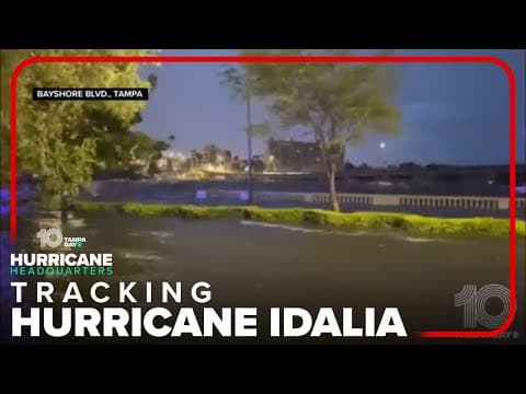 Hurricane Dalia brings major flooding to Bayshore Boulevard in Tampa