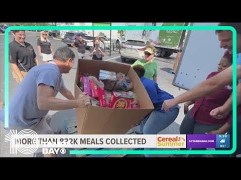 More than 832,000 meals collected with Cereal for Summer