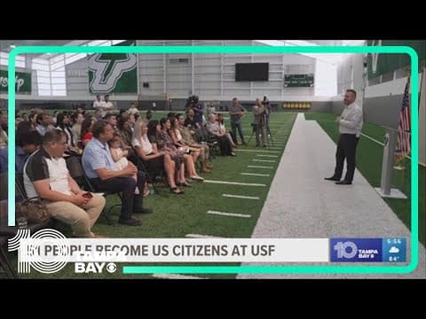 51 people sworn in as citizens at USF ceremony