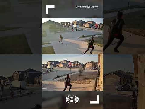 Doorbell video shows massive teen brawl that leads to struggle over officer’s gun, shot goes off