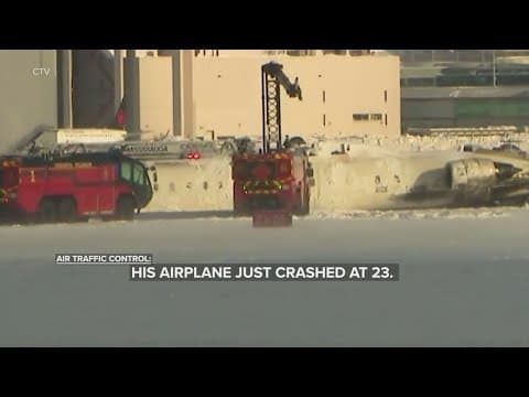 Listen to air-traffic control audio of Delta plane that flipped on snowy Toronto runway