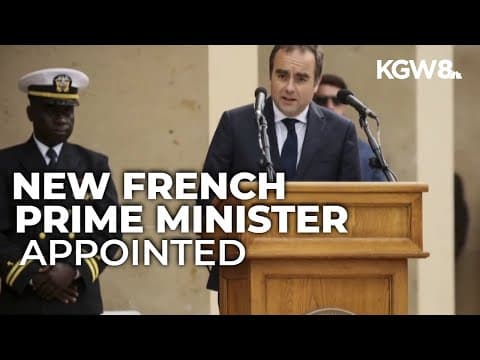 Macron appoints Defense Minister Lecornu as France's latest prime minister