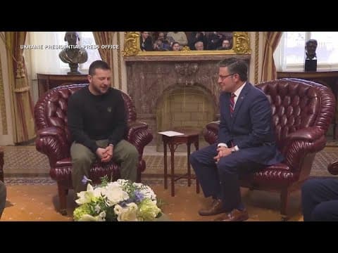 With Ukraine aid in peril, Zelenskyy pleads his cause on Capitol Hill and at the White House