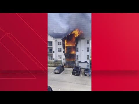 4 people, multiple dogs rescued from condo building fire in Bowie