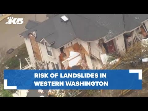 Risk of landslides in western Washington due to Bolt Creek fire
